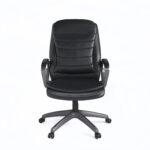 Dorel Alphason Mayfield Leather Office Chair - Black-31844