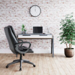 Dorel Alphason Mayfield Leather Office Chair - Black-31845