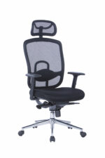 Dorel Alphason Miami Mesh Back Chair - Black-30158