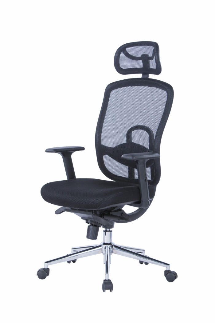 Dorel Alphason Miami Mesh Back Chair - Black-30157