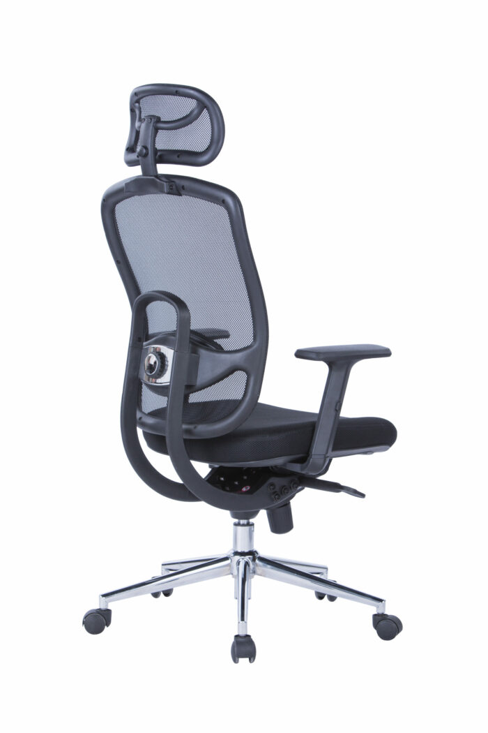 Dorel Alphason Miami Mesh Back Chair - Black-0