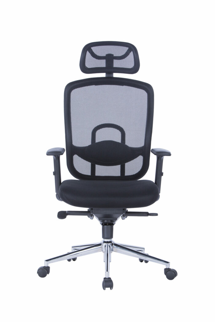 Dorel Alphason Miami Mesh Back Chair - Black-30159