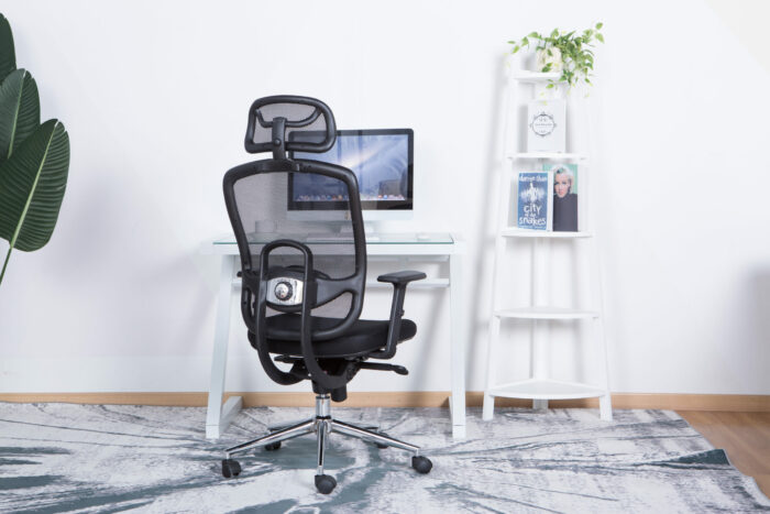 Dorel Alphason Miami Mesh Back Chair - Black-30162