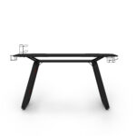 Dorel Alphason Oblivion Gaming Desk - Carbon Fibre Effect Top - Black-30525
