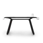 Dorel Alphason Oblivion Gaming Desk - Carbon Fibre Effect Top - Black-30526