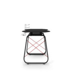 Dorel Alphason Oblivion Gaming Desk - Carbon Fibre Effect Top - Black-30527