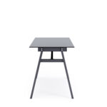 Dorel Alphason Richmond Desk With Glass Top & Single Drawer - Black-30492