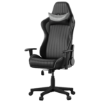 Dorel Alphason Senna Fully Adjustable Gaming Chair - Faux Leather - Black & Grey-0