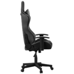 Dorel Alphason Senna Fully Adjustable Gaming Chair - Faux Leather - Black & Grey-30292