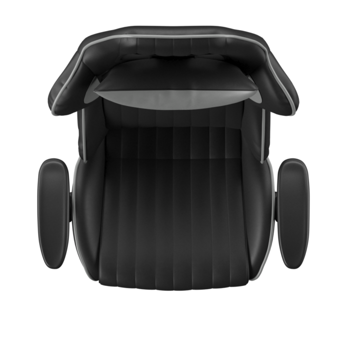 Dorel Alphason Senna Fully Adjustable Gaming Chair - Faux Leather - Black & Grey-30296