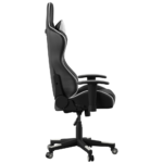 Dorel Alphason Senna Fully Adjustable Gaming Chair - Faux Leather - Black & White-30306