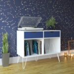 Novogratz Concord Turntable Stand with Drawers-30329