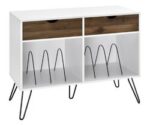 Novogratz Concord Turntable Stand with Drawers-30328