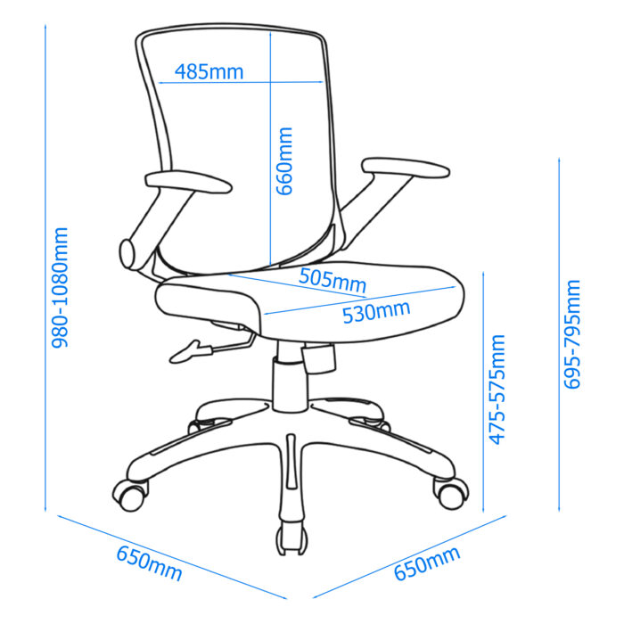 Dorel Alphason Toronto Office Chair - Black-31799