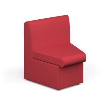 DAMS Alto modular reception seating concave with no arms - made to order-0
