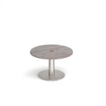 DAMS Monza circular coffee table 800mm with central circular cutout 80mm -35213