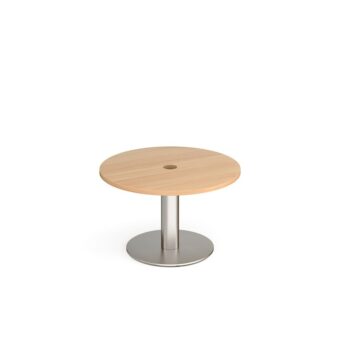 DAMS Monza circular coffee table 800mm with central circular cutout 80mm -0
