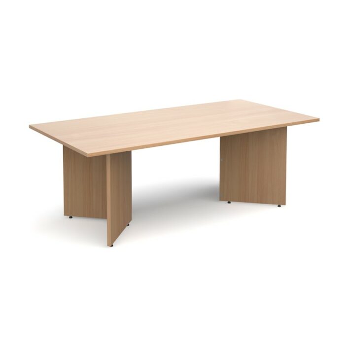 DAMS Arrow head leg rectangular boardroom table 2000mm x 1000mm-34252