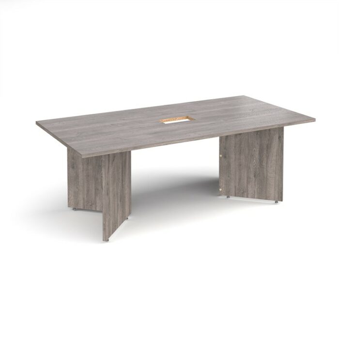 DAMS Arrow head leg rectangular boardroom table 2000mm x 1000mm-34257