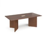 DAMS Arrow head leg rectangular boardroom table 2000mm x 1000mm-34256
