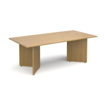 DAMS Arrow head leg rectangular boardroom table 2000mm x 1000mm-0