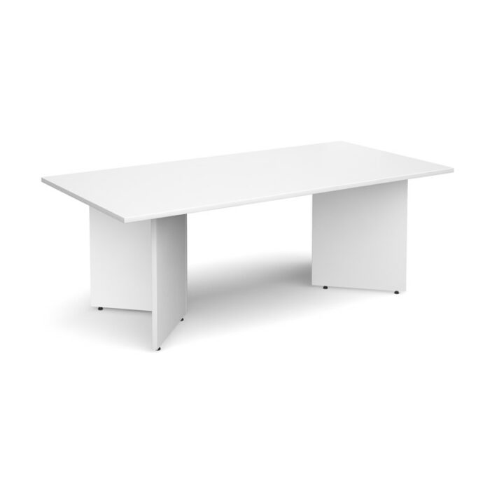 DAMS Arrow head leg rectangular boardroom table 2000mm x 1000mm-34254