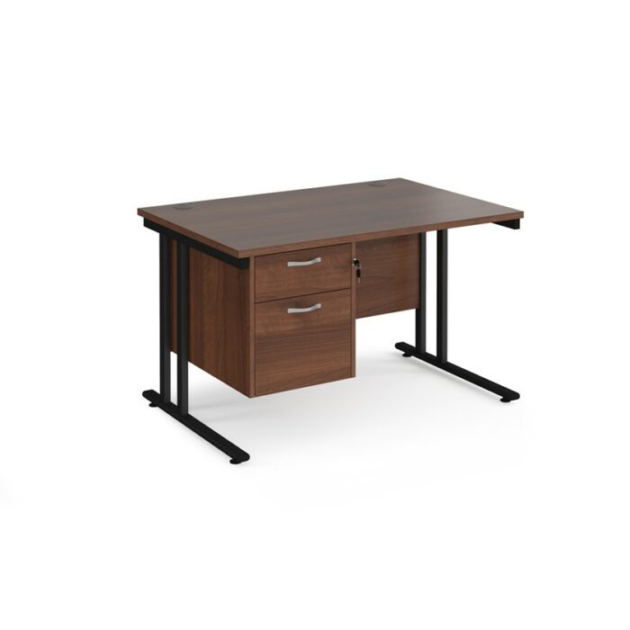 BIG DEALS DAMS Maestro 25 straight desk with 2 drawer pedestal -32105