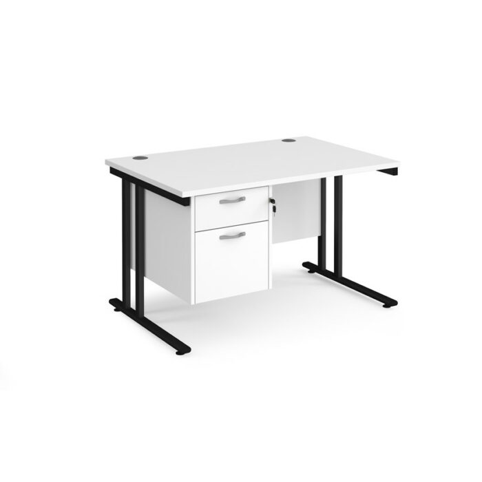 BIG DEALS DAMS Maestro 25 straight desk with 2 drawer pedestal -32103