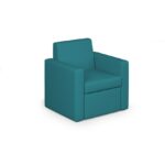 BIG DEALS DAMS Oslo square back reception 1 seater sofa 800mm wide-31942