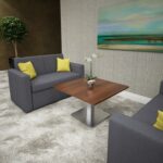 BIG DEALS DAMS Oslo square back reception 1 or 2 seater sofa-31946