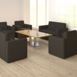 BIG DEALS DAMS Oslo square back reception 1 seater sofa 800mm wide-31939