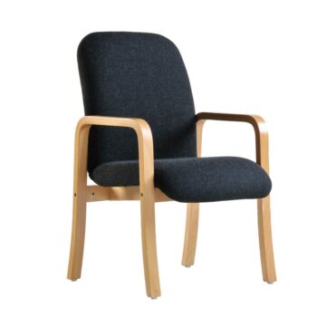 DAMS Yealm modular beech wooden frame chair with double arms 540mm wide - made to order-0