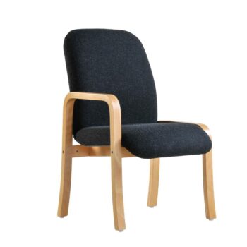 DAMS Yealm modular beech wooden frame chair with right hand arm 540mm wide - made to order-0