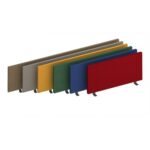 DAMS Straight Fabric Desktop Screen 1800mm x 400mm-33628