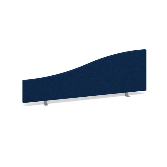 DAMS Wave desktop fabric screen 1200mm x 400mm/200mm-33663