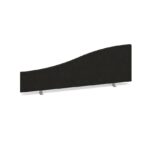 DAMS Wave desktop fabric screen 1200mm x 400mm/200mm-0