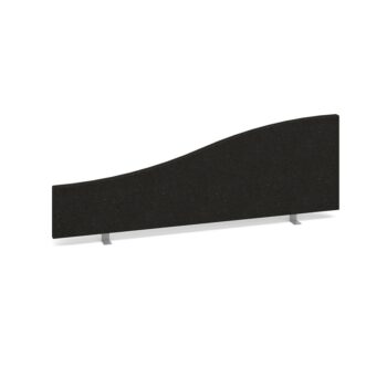 DAMS Wave desktop fabric screen 1200mm x 400mm/200mm-0