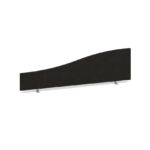 DAMS Wave desktop fabric screen 1400mm x 400mm/200mm-0