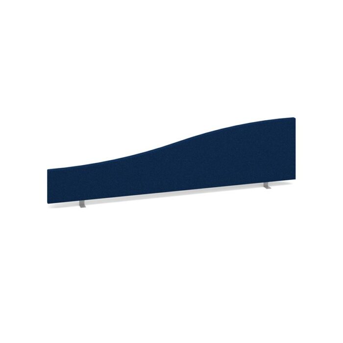 DAMS Wave desktop fabric screen 1600mm x 400mm/200mm-33675