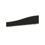 DAMS Wave desktop fabric screen 1600mm x 400mm/200mm-0