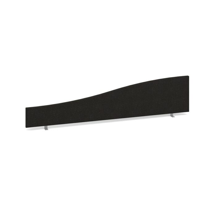 DAMS Wave desktop fabric screen 1800mm x 400mm/200mm-0