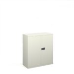 DAMS Steel contract cupboard with 1 shelf-33313
