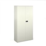 DAMS Steel contract cupboard with 3 shelves-33342