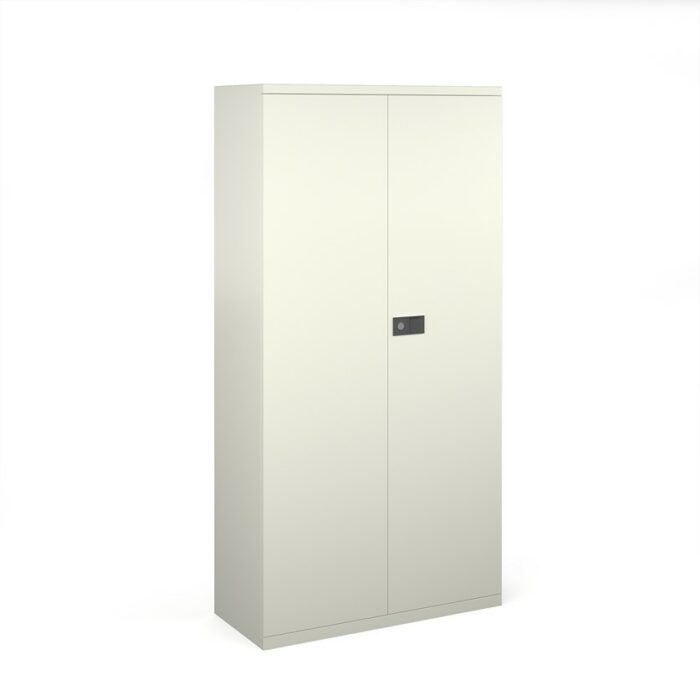 DAMS Steel contract cupboard with 3 shelves-33342