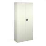 DAMS Steel contract cupboard with 4 shelves-33368