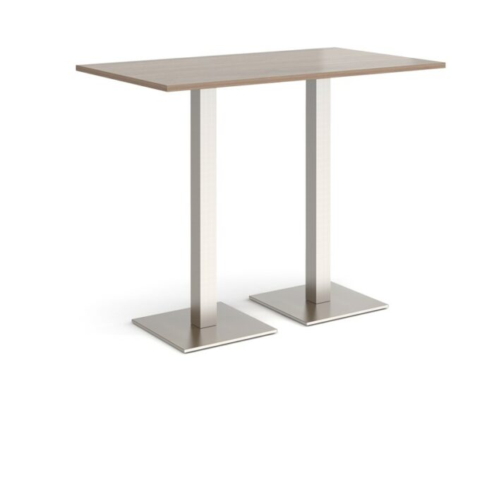 DAMS Brescia rectangular poseur table with flat square base 1400mm x 800mm-35584