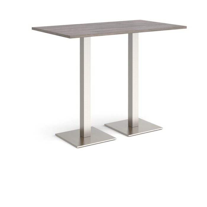 DAMS Brescia rectangular poseur table with flat square base 1400mm x 800mm-35587