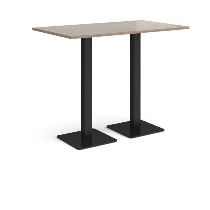 DAMS Brescia rectangular poseur table with flat square base 1400mm x 800mm-35580