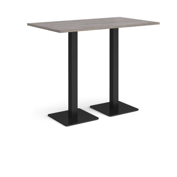 DAMS Brescia rectangular poseur table with flat square base 1400mm x 800mm-35579