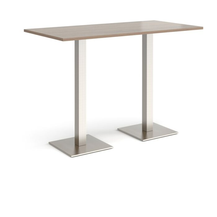 DAMS Brescia rectangular poseur table with flat square base 1600mm x 800mm-35624